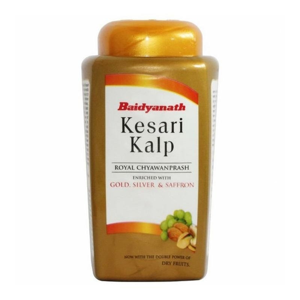 Чаванпраш Baidyanath Kesari Kalp Royal Chyawanprash Кесари Кальп с золотом, серебром и шафраном 500 г