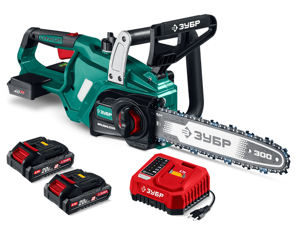 ПЦБ-4030-22 ПЦБ-4030 BRUSHLESS пила цепная аккумуляторная, 40 В (2х20В)