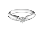 Помолвочное кольцо с бриллиантом