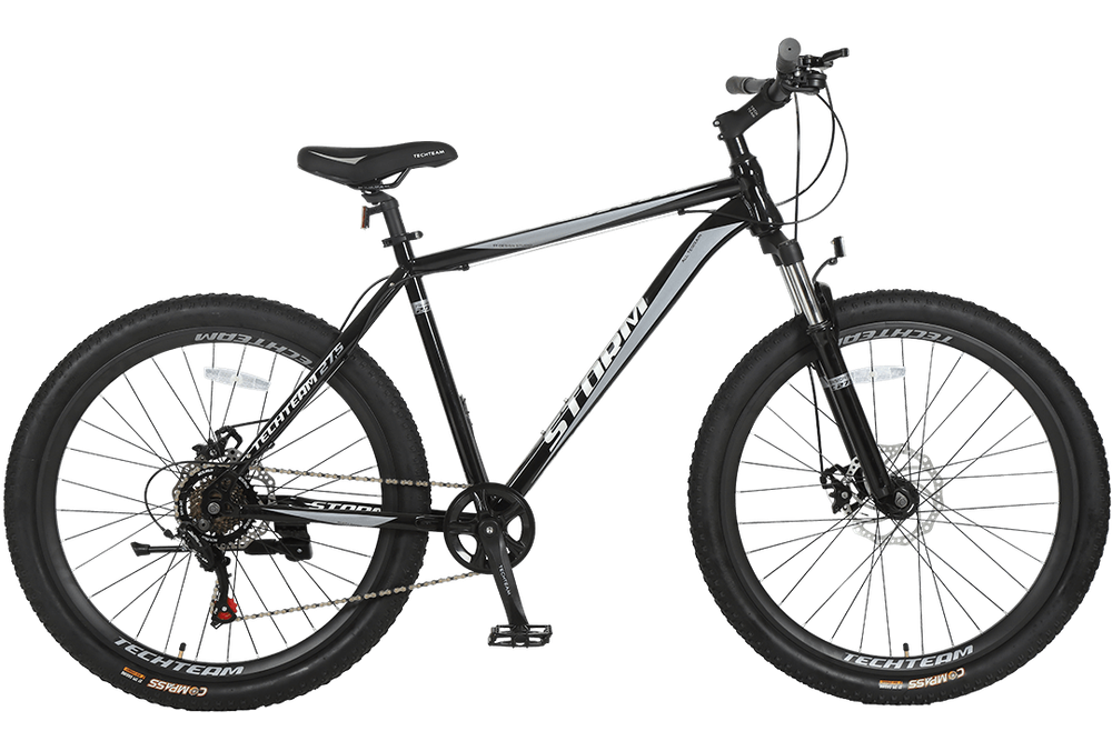 Велосипед TechTeam Storm 27,5"х20" черный 2021