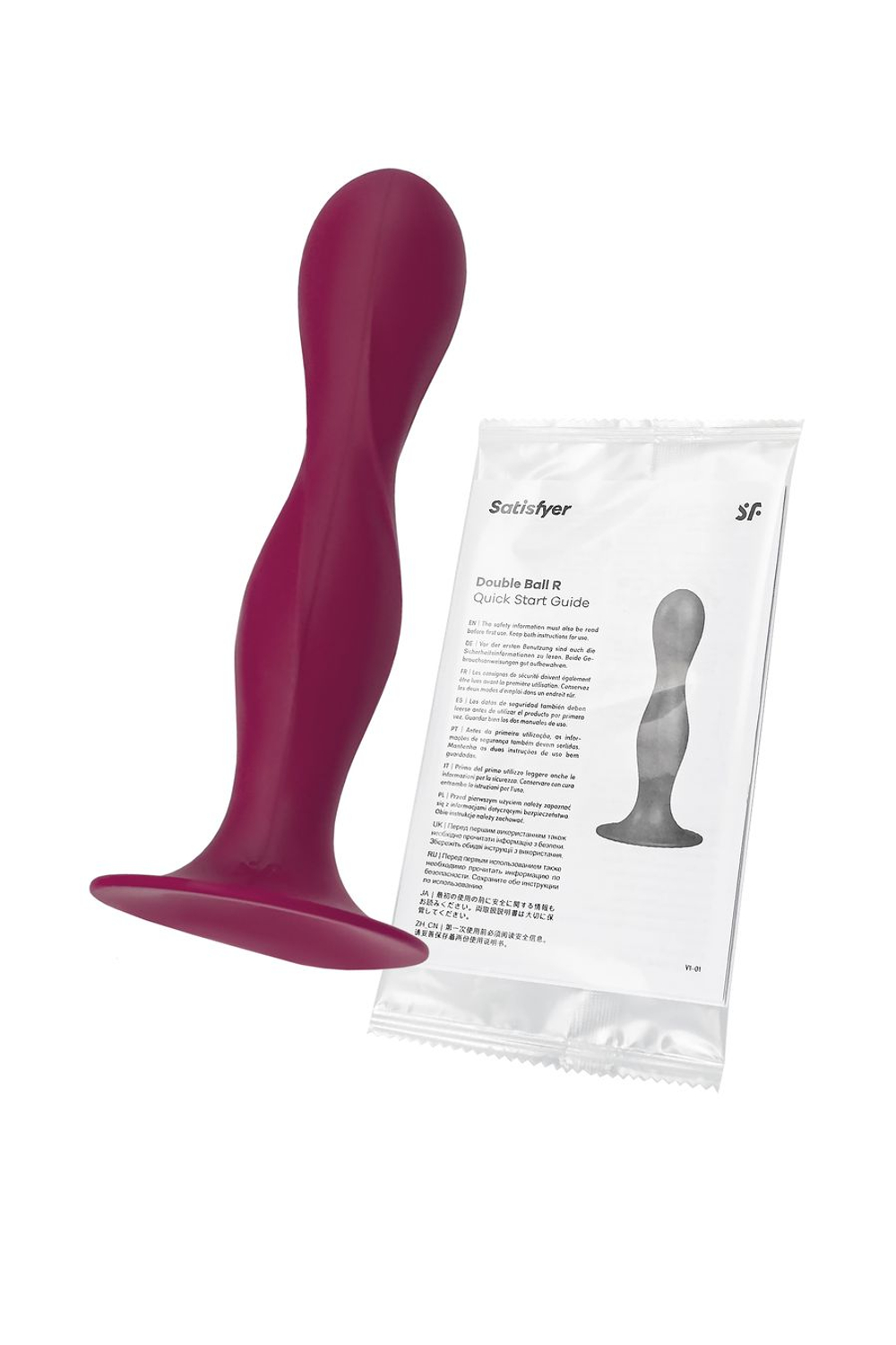 Satisfyer Double Ball-R - Фаллоимитатор со смещенным центром тяжести