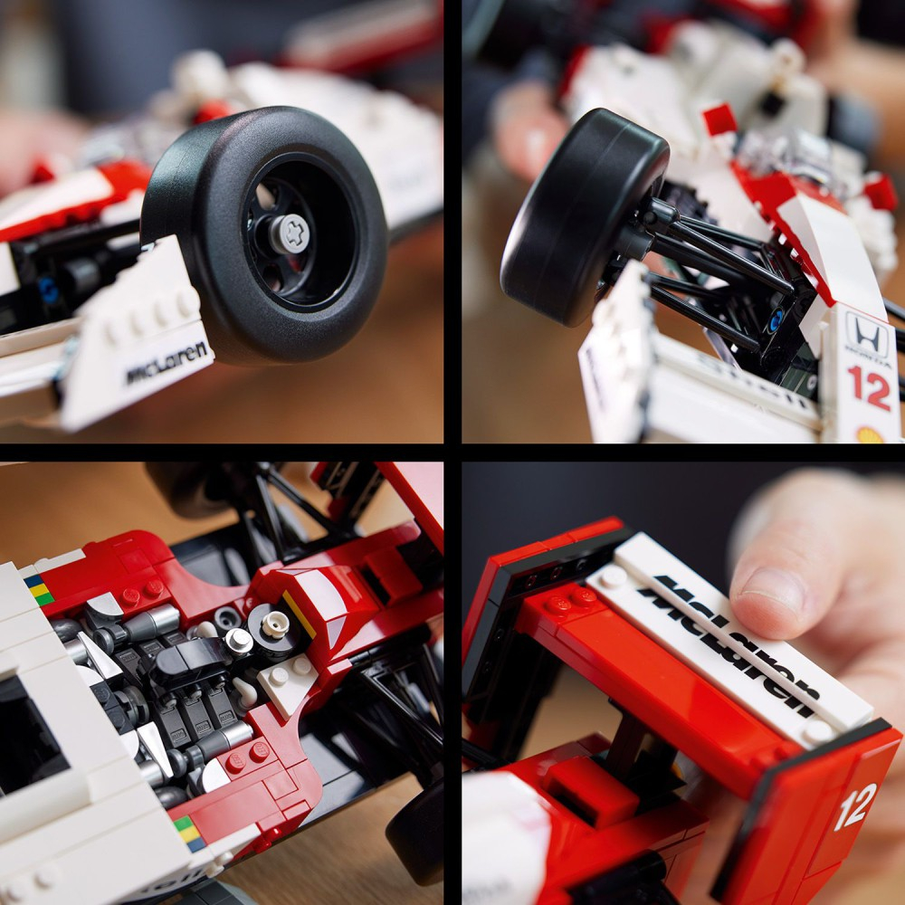 Конструктор LEGO Icons McLaren MP 103304/4 и Айртон Сенна — фото 9
