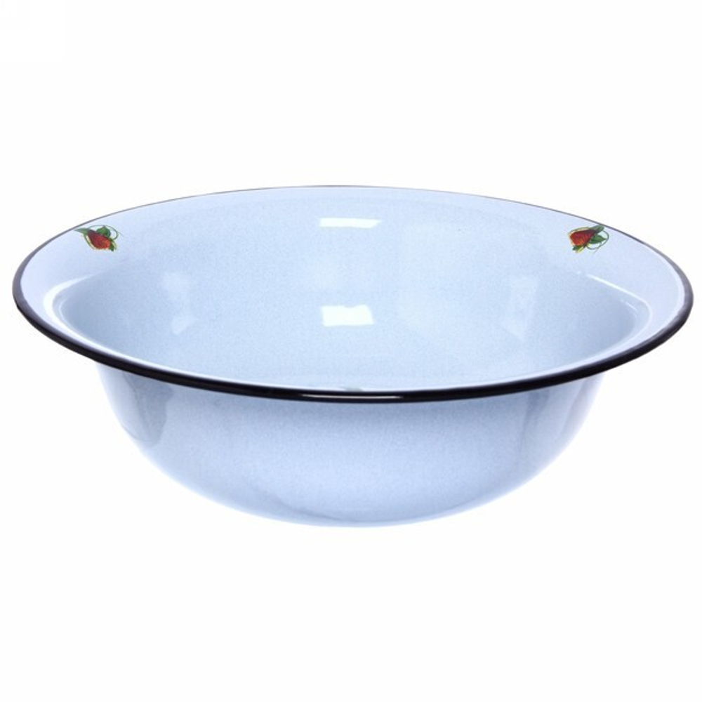 Таз эмалированный 9л с декорм С-3021/5Рб