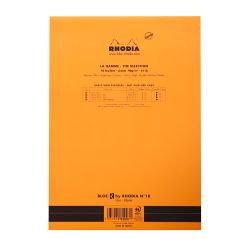 Блокнот Rhodia Basics №18 нелинованный 90 гр оранжевый (182007C) 7