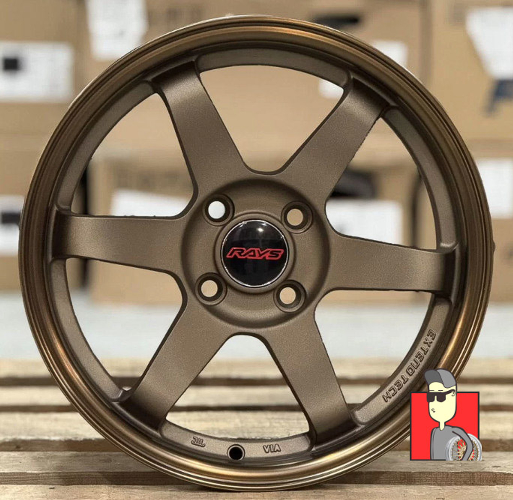 Комплект дисков Rays TE37 15x7 et38 4x100