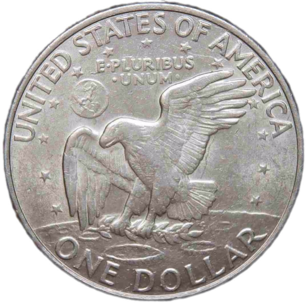 США 1 доллар (dollar) 1972 D ''Эйзенхауэр'' (XF)