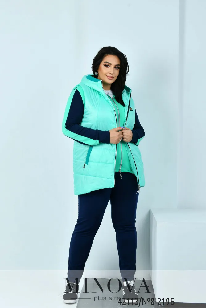 Жилет 8-219Б-ментол Minova