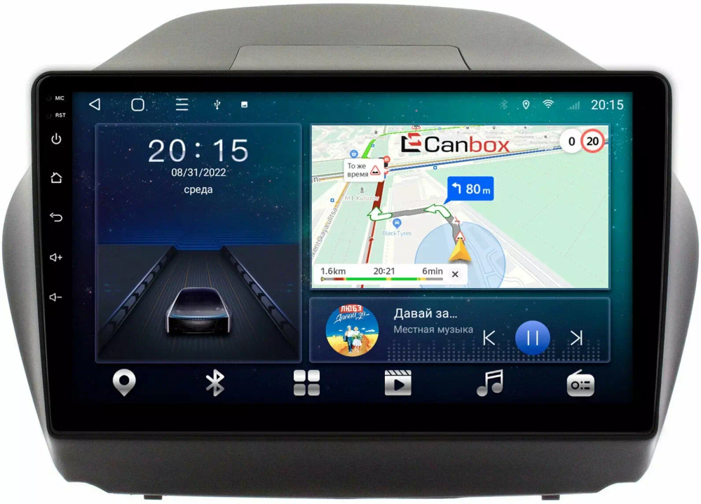 Магнитола для Hyundai iХ35 2010-2015 - Canbox 1043 Android 10, 8-ядер, SIM-слот