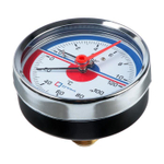 Термоманометр CTM, аксиальный, Дк 80 мм, 1 МПа, наружная резьба 1/4", 120°С
