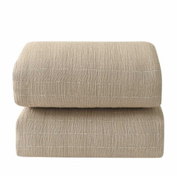 Покрывало 230х250 и 2 декоративные наволочки Arya home Virginia бежевый