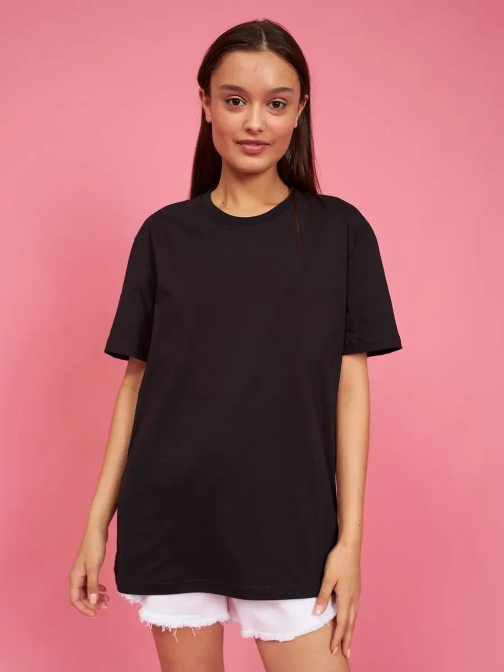 Женская футболка с принтом на спине Мишка Тедди