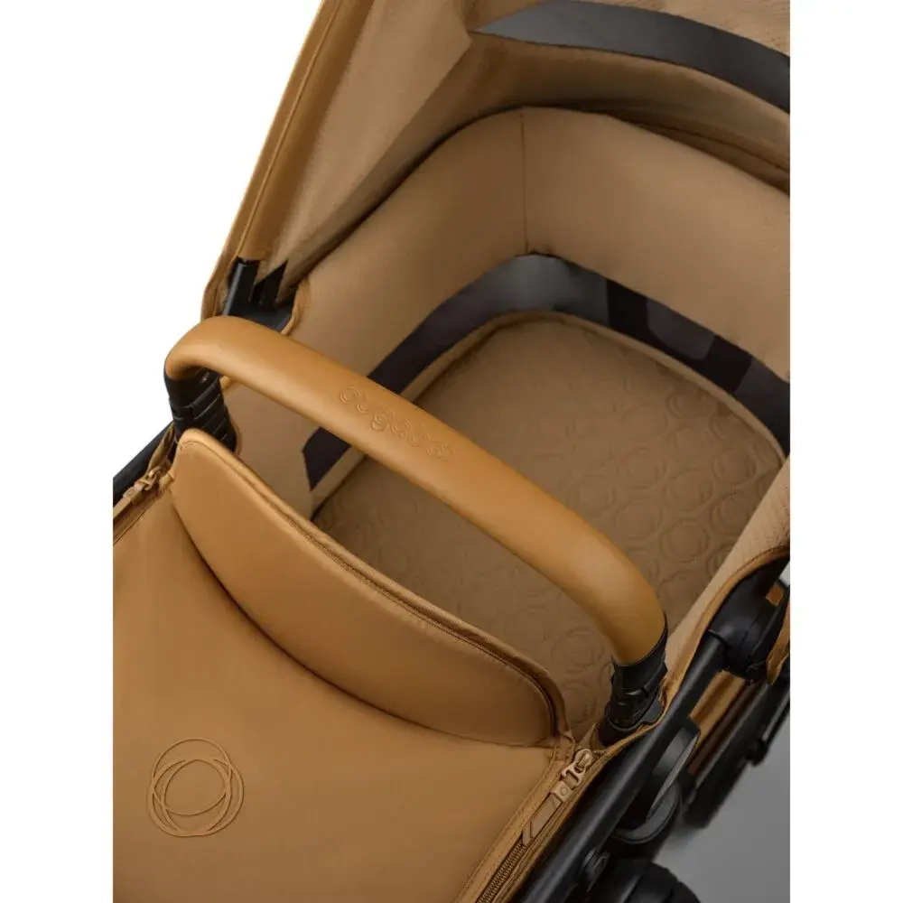 Коляска 2 в 1 Bugaboo Fox 5 Complete Noir Limited Edition Amber Glow