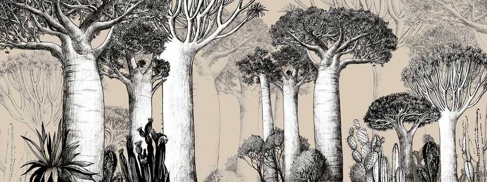 Дизайнерские обои Wall Street Zoo