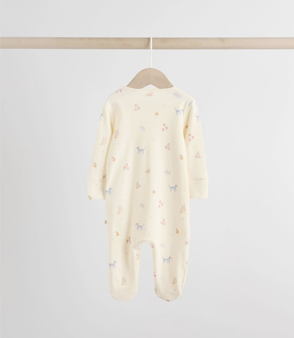 Комбинезон / Cлип для малышей Next H44-218, 5 шт., Молочный, Розовый, Голубой