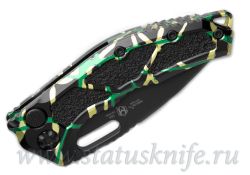 Нож Heretic Knives Medusa Auto MagnaCut Green Splash Exclusiveфотография - 2