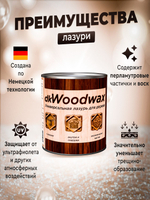 Пропитка для дерева строительный антисептик dkWoodwax венге, 3,2 литра