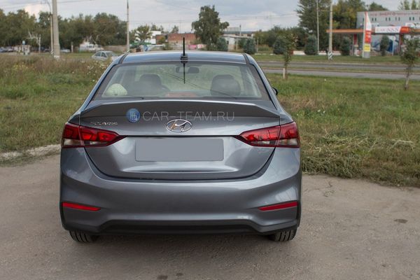 Спойлер широкий "ASM" Hyundai Solaris 2 седан (ASM-0029)