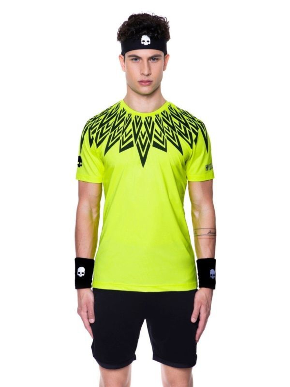 Теннисная футболка Hydrogen Tech Tee Man - fluo yellow