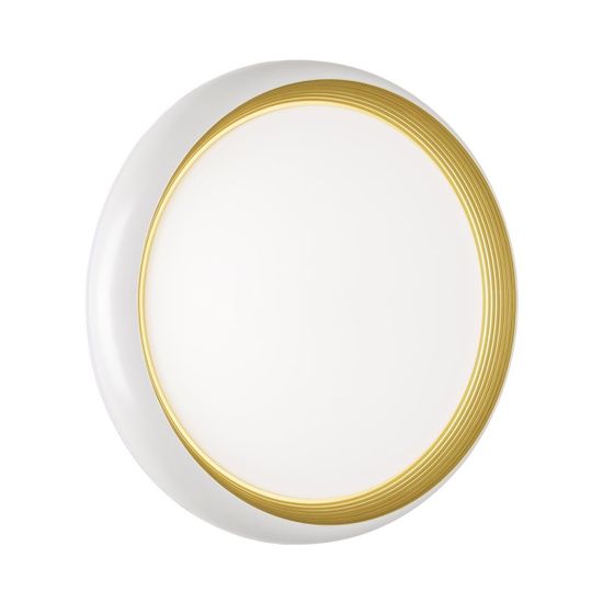 7650/EL PALE SN 141 Светильник пластик/золотой LED 70Вт 3000-6000К D480 IP43 пульт ДУ TOFIQ WHITE