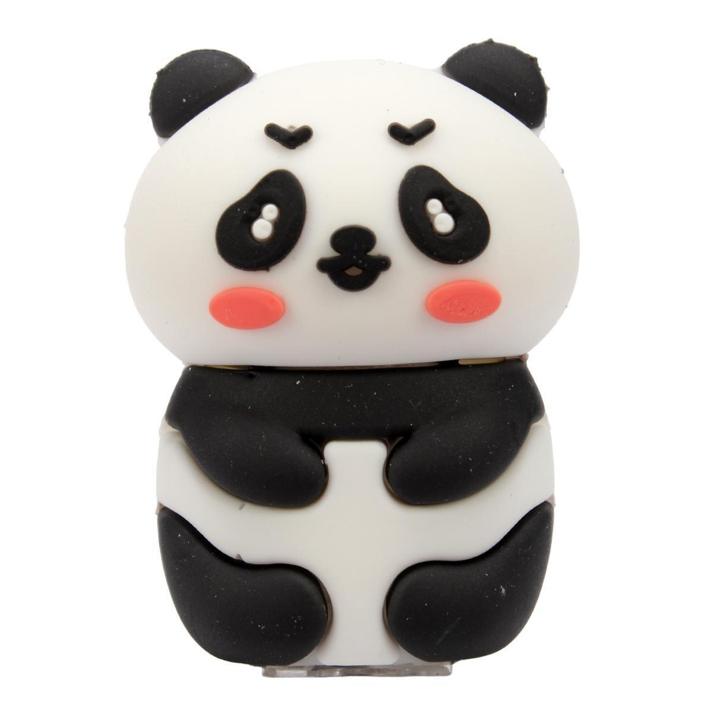 Точилка "Панда" 3*4,5*2,5 см, в силиконовом корпусе, упаковка - пластиковый бокс, С-40273