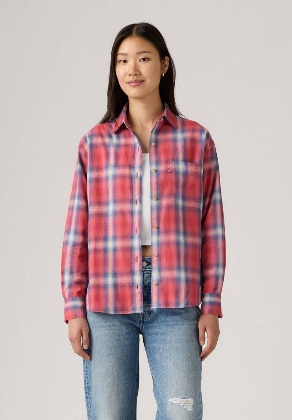 Рубашка женская LEVI'S WESTERN HARLIE FLANNEL ODETTE PLAID JALA