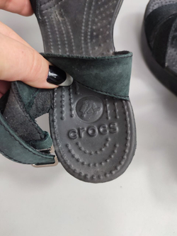 Босоножки Crocs  кожаные 36 размер