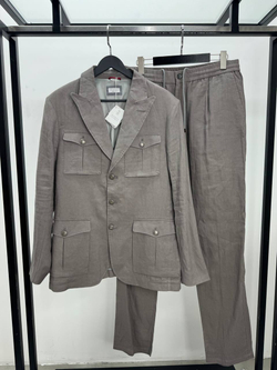 Льняной костюм Brunello Cucinelli