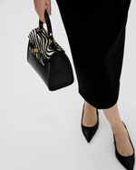 Сумка 680 17 зебра белый