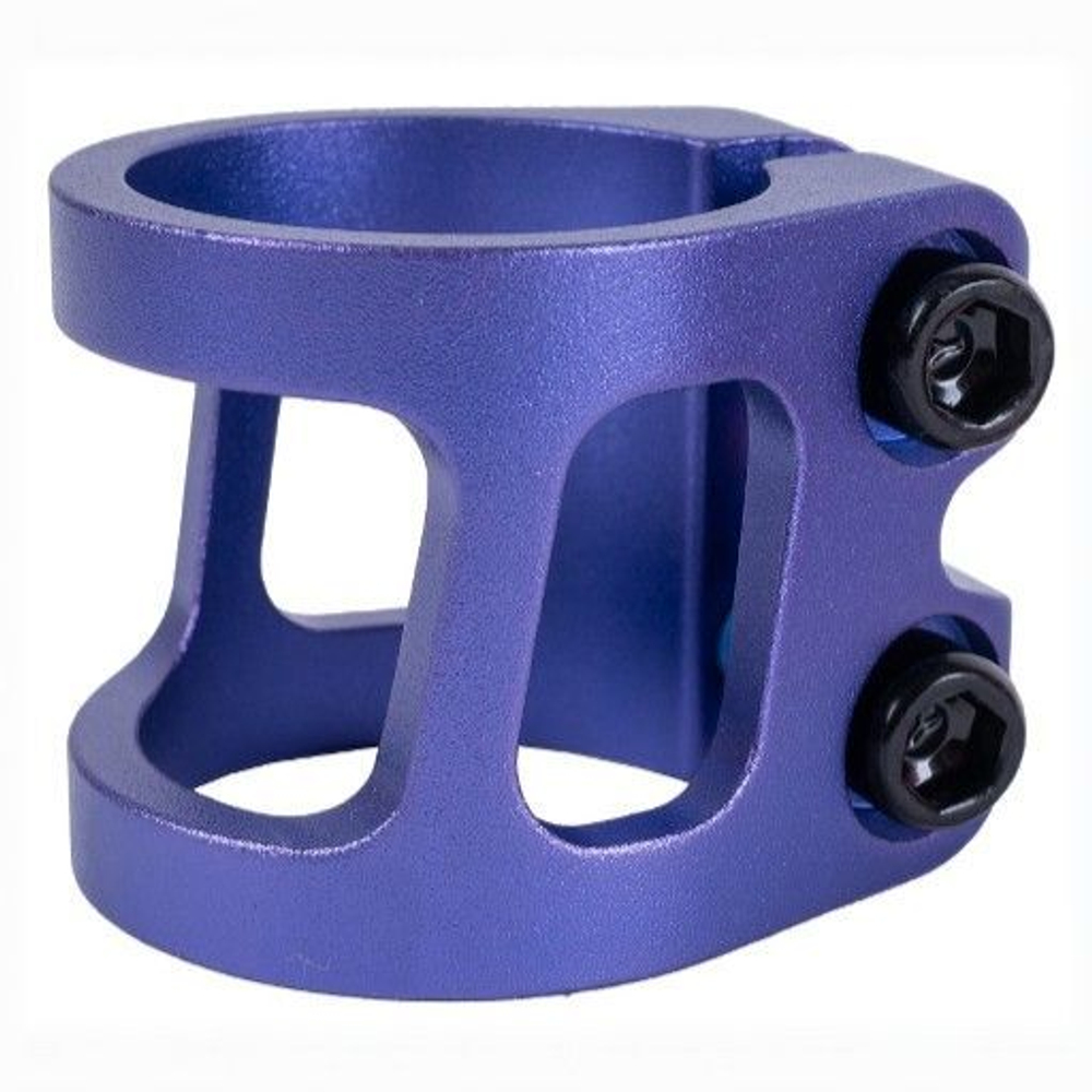 Зажим 2 болта AC02G, 34,9 мм, HIC (Drop) purple, фиолетовый