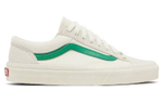 Vans Style 36 Marshmallow Jolly Green non-slip wear-resistant low-top sneakers for men and women the same white and green