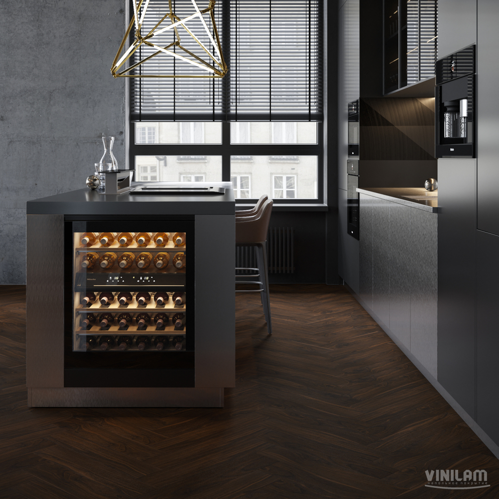 SPC ламинат VINILPOL Herringbon 9977 Паркет Да Винчи (1.355м2)