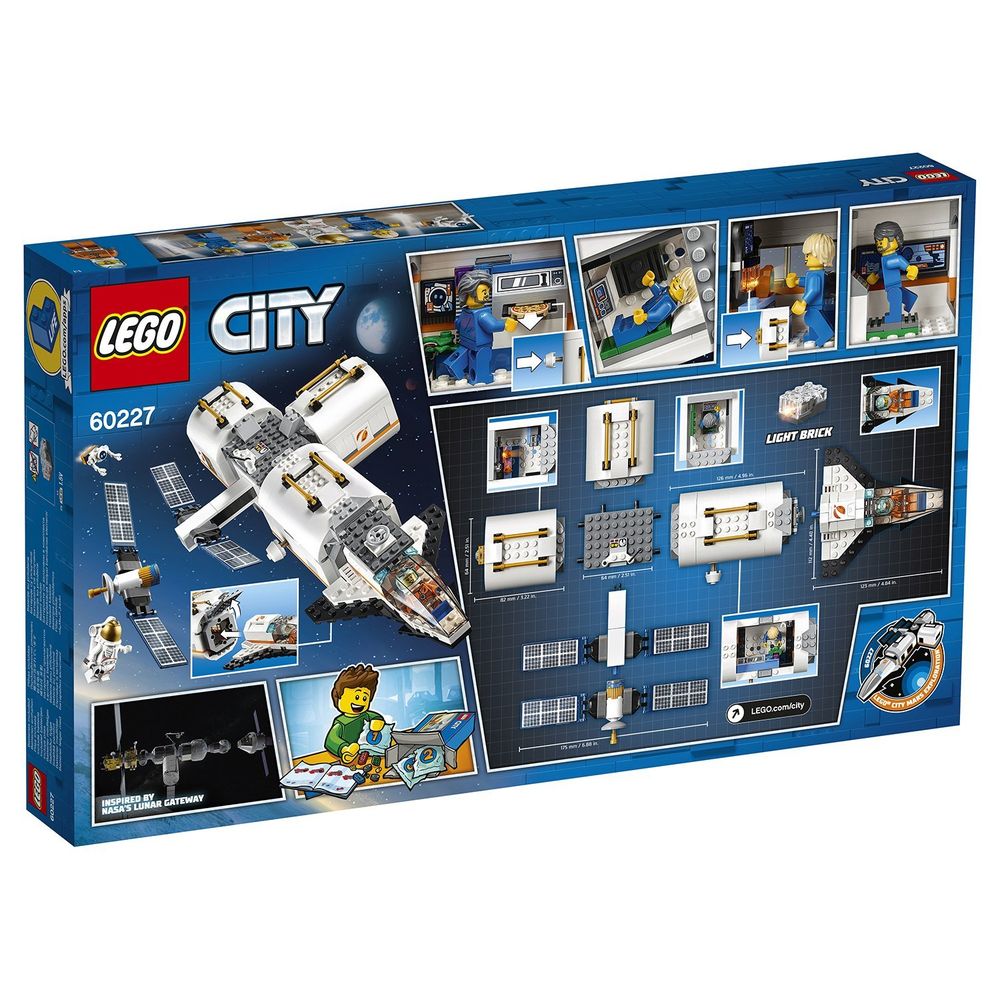 Лунная космическая станция City Space Port LEGO