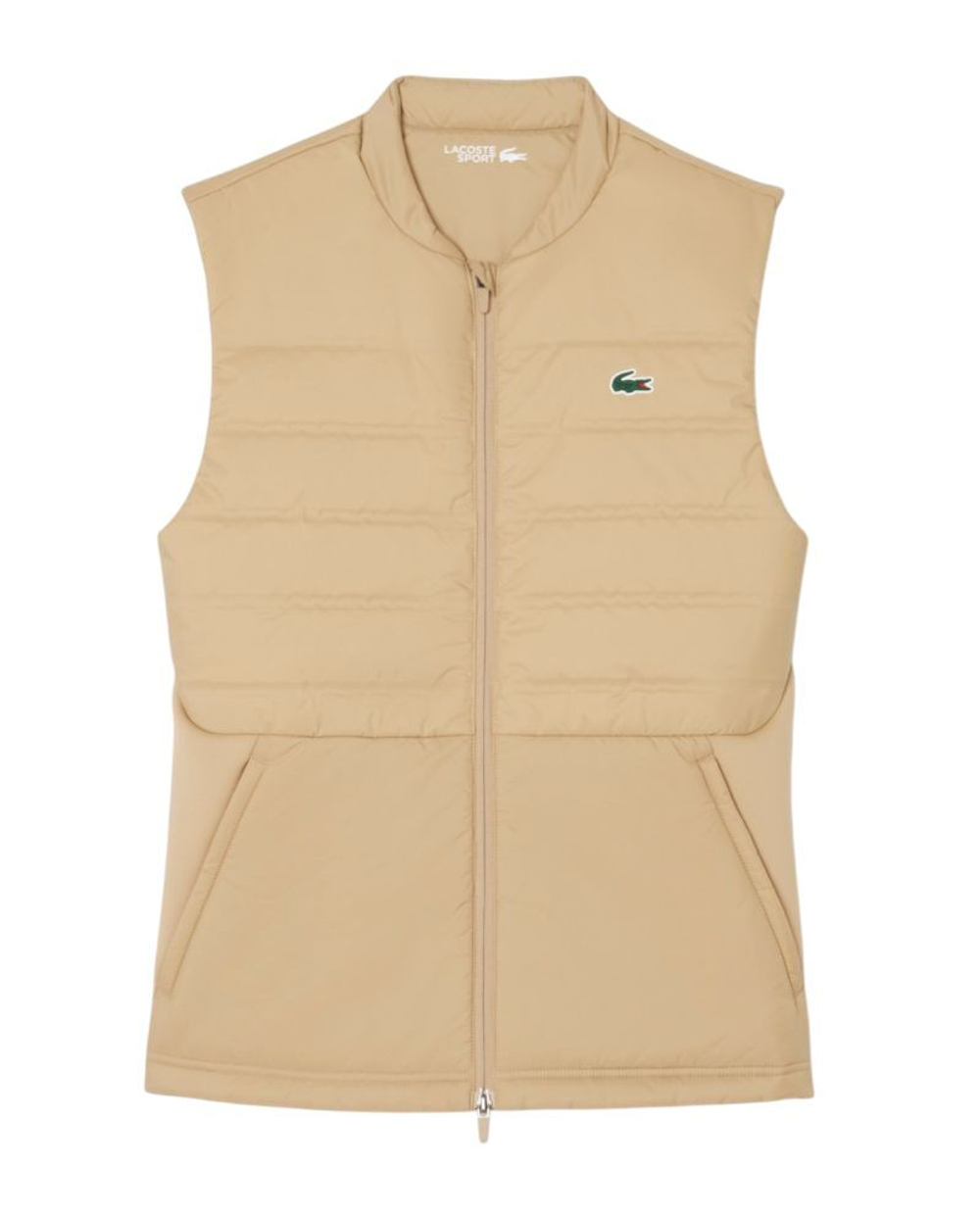 Теннисная жилетка Lacoste Sport Quilted - beige