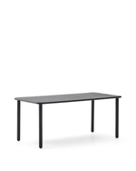 Уличный стол Brai из тёмно-серой оцинкованной стали 180 x 90 см