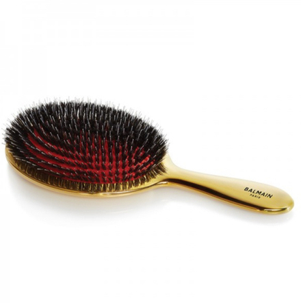 Balmain Hair Couture Золотой набор СПА-щетка Luxurious (золотая щётка, аргановый эликсир, кондиционер)