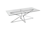 13RX3012-SILVER-Стол журнальный 120*60*43см