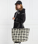 Сумка-шопер k/webbing logo lg tote Karl Lagerfeld - бежевый(235W3029)