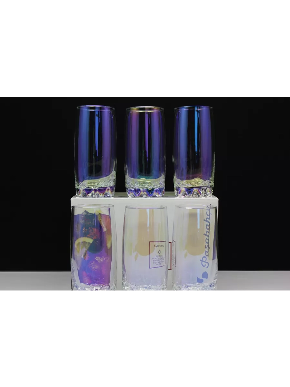 Стаканы для напитков Радуга