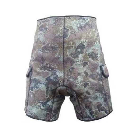 Шорты Marlin Camo Green с карманами под груза 3 мм