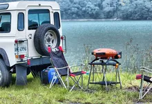 Портативный газовый гриль O-Grill 700T (оранжевый), 1 горелка