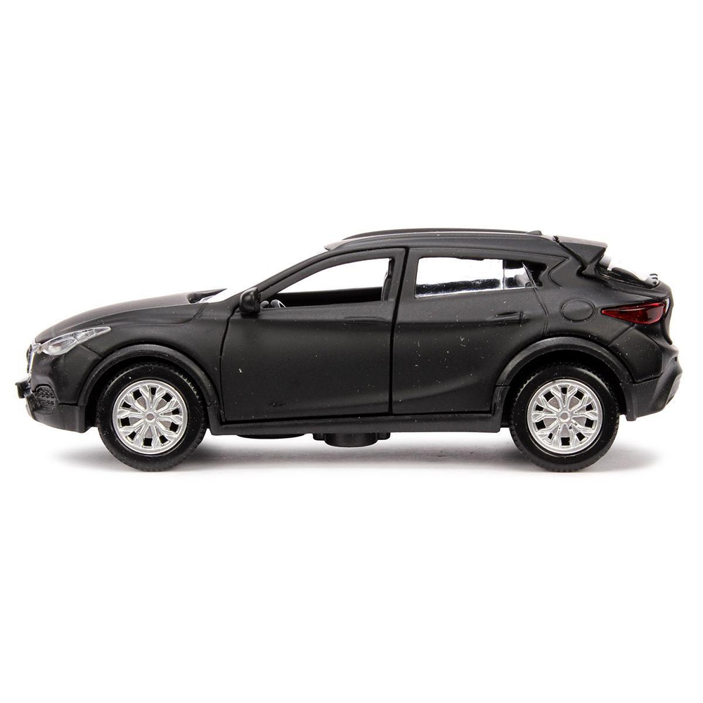 Модель ин. мет. "Infiniti QX30 матовый" 12см, открыв.двери, черный в коробка QX30-12MAT-BK (Технопарк)