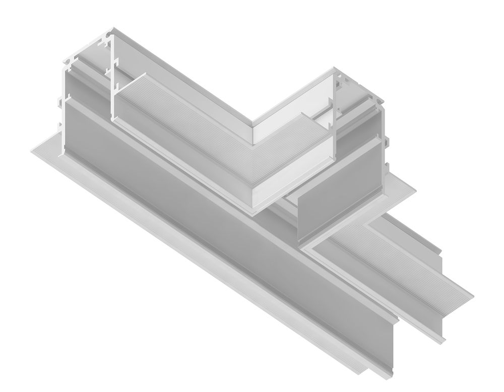 Ambrella Коннектор т-образный для встраиваемого шинопровода Magnetic 20mm 48V Track System GL3355