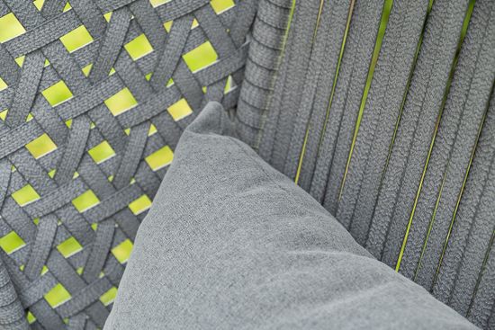 "Капри" подвесное кресло из искусственного ротанга, цвет серый