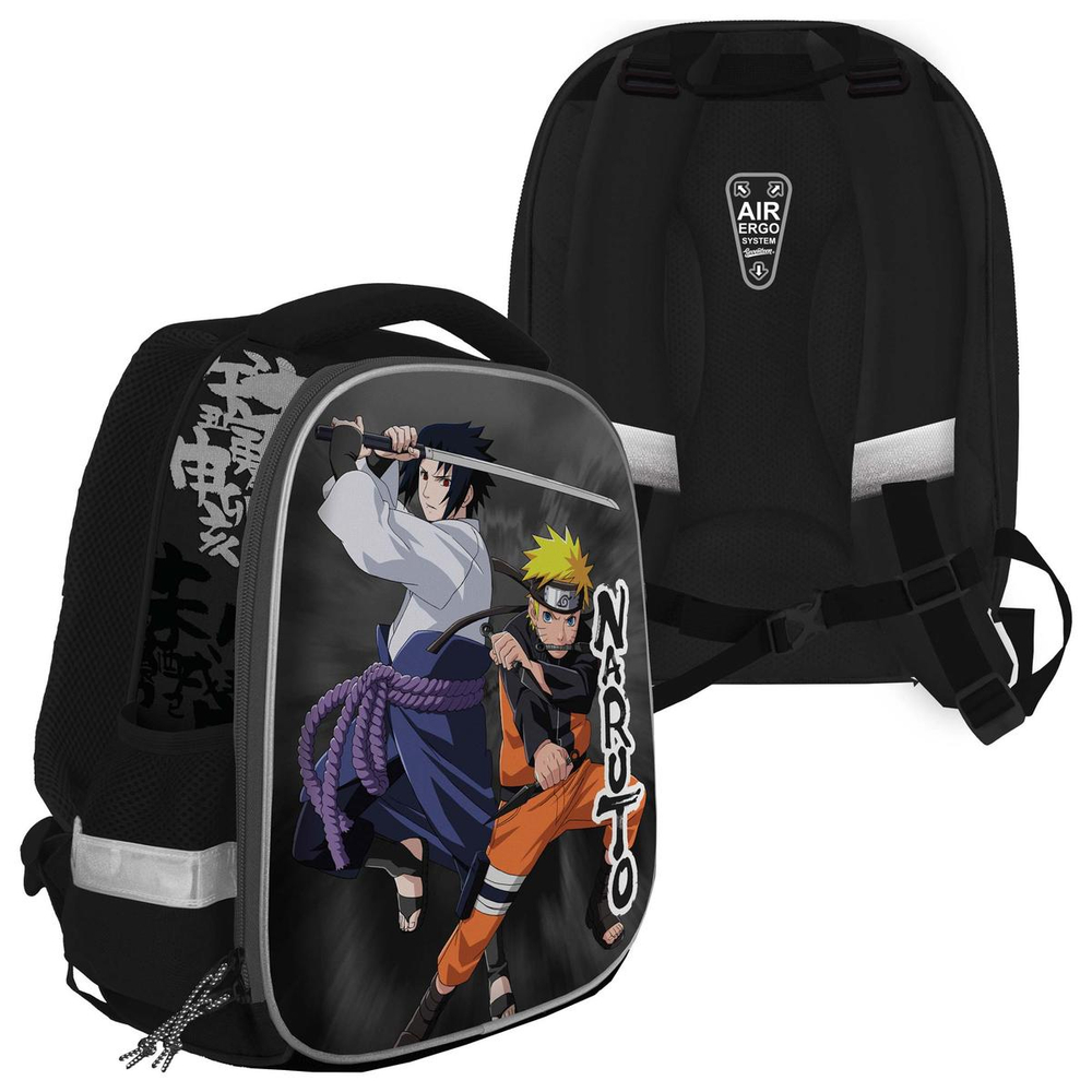 Ранец с одним отделением на молнии 35x26x13см "Аниме. Naruto" (Академия Групп)