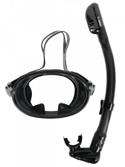 Набор маска+трубка Sargan Классика Макс-А черный