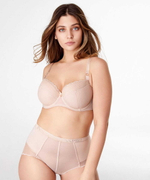 Высокие трусики Chita с золотистым напылением на резинке (Размер: 44) (Цвет: молочный)