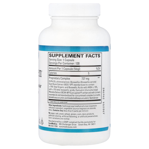 EuroMedica, Curaphen®, 120 капсул