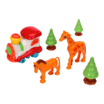 Железная дорога на бат. со светом, звуком и дымом, коробка 1388-01