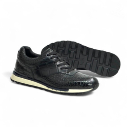 Кроссовки Berluti из кожи крокодила