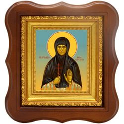 Анна Ефремова преподобномученица послушница. Икона на холсте.